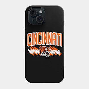 Cincinnati Football Scribble Phone Case