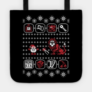 Dizzy Yolkfolk Ugly Christmas Sweater Tote