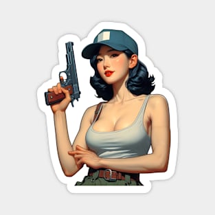 Pinup Girl Magnet