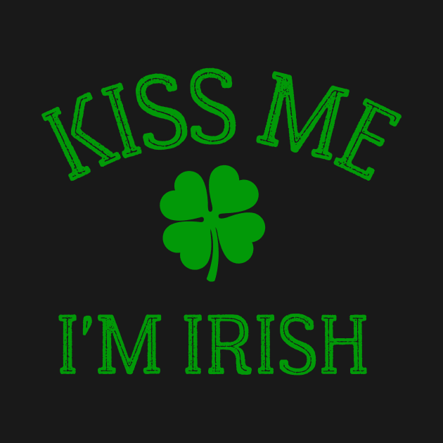 KISS ME I'M IRISH | Fun for St. Patrick's Day | T Shirts, Sticker Packs And More by KathyNoNoise