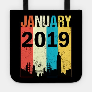 Born In January 2019 Shirt/1 Years Old Shirt / January 2019 / Born In 2019 / Born In January 2019 Gift / January Shirt / Tote