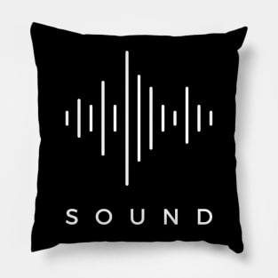 Sound - vintage design Pillow