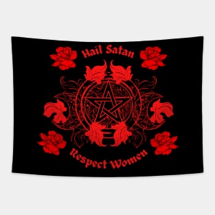 Hail Satan, Respect Women Tapestry