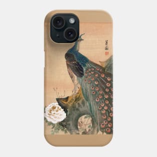 19th C. Japanese Peacock Phone Case