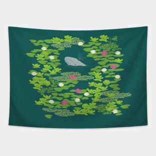 A Whale in the Watergarden Tapestry