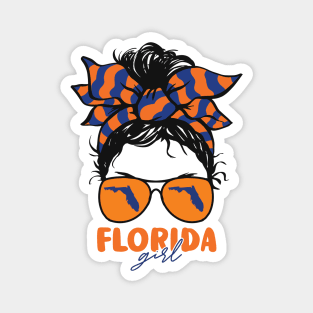 Proud Florida Girl Letting My Roots Show // Messy Hair Don't Care Florida Magnet