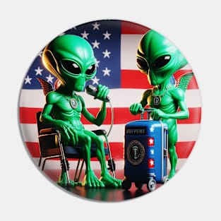 Little Green Men - Alien #8 Pin