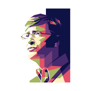 Bill Gates in pop art style wpap T-Shirt