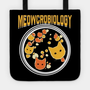 Meowcrobiology Microbiology Microbiologist Gift Tote