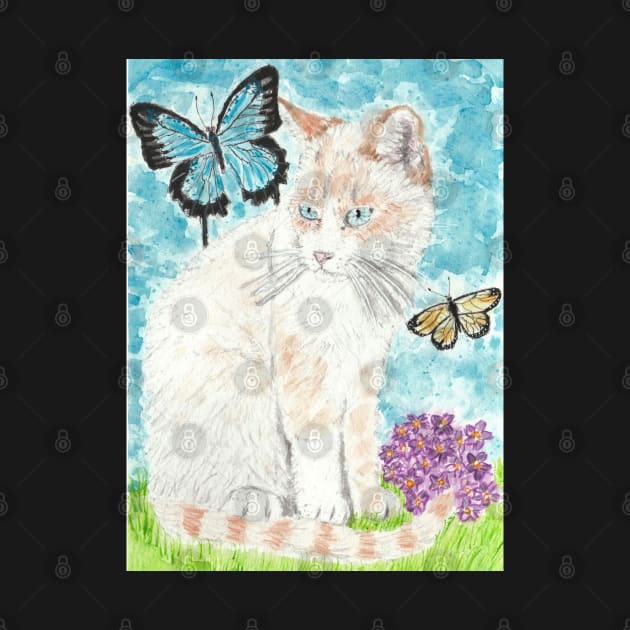 Cute cat butterflies by SamsArtworks