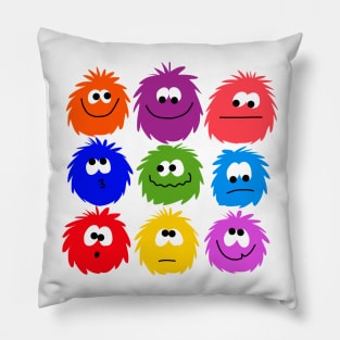 Nine fuzzies Pillow