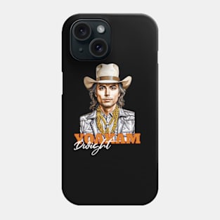 dwight // retro ilustration vektor v1 Phone Case