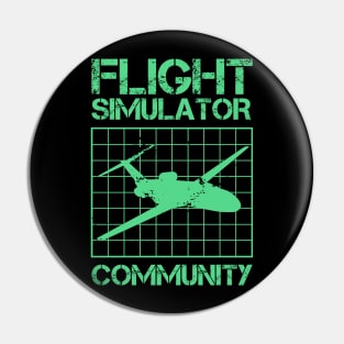 Flight Simulator Community Pin