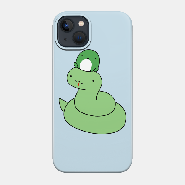 Snake and Little Frog - Snake - Phone Case