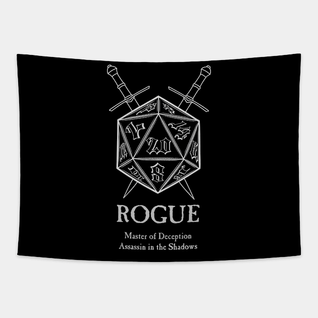 Rouge Master of Deception Assassin in the Shadows Tapestry by SimonBreeze