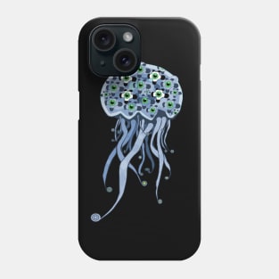 Blue Jellyfish Phone Case