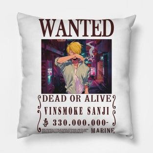 Vinsmoke Sanji One Piece Wanted Pillow