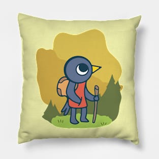 Hiking Bird Pillow