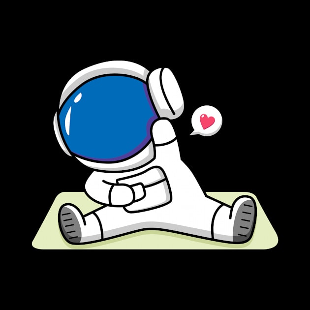 astronaut yoga by BarnawiMT