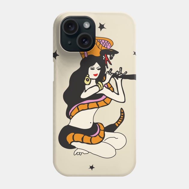 India Snake Charmer Phone Case by IAKUKI