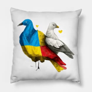 peace birds Pillow