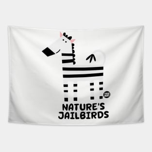 zebra jailbird Tapestry