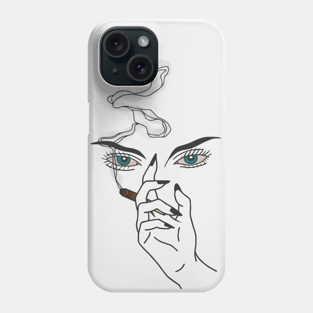 Smoky things Phone Case by BeldamSteam