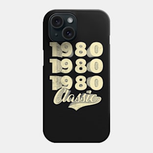 Vintage Retro 1980 40 Years Old 40th Birthday Gift Phone Case