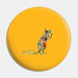 Rat Praying Pin