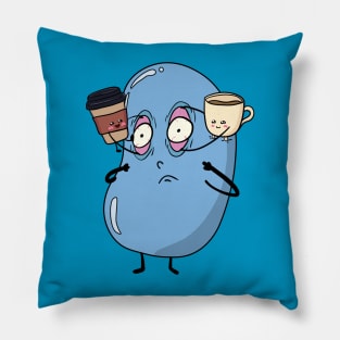 coffee is the only reason I'm awake (no text) Pillow