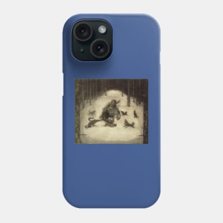 When Mother Troll Took in the King's Washing - John Bauer Phone Case