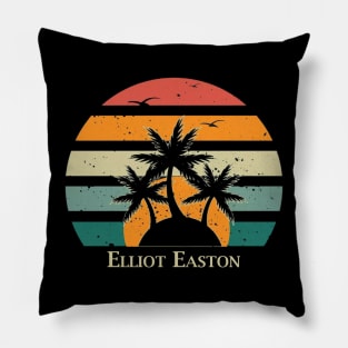 Vintage name - elliot easton Pillow