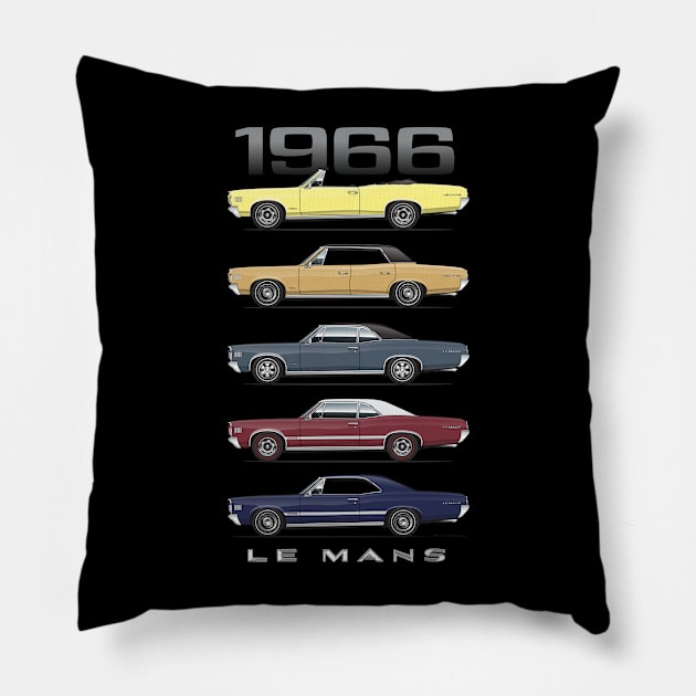 1966 LeMans Pillow by ArtOnWheels