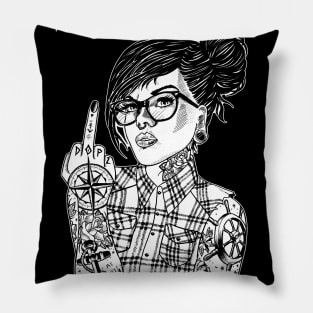 Anchor Hand Tattoo Pillow