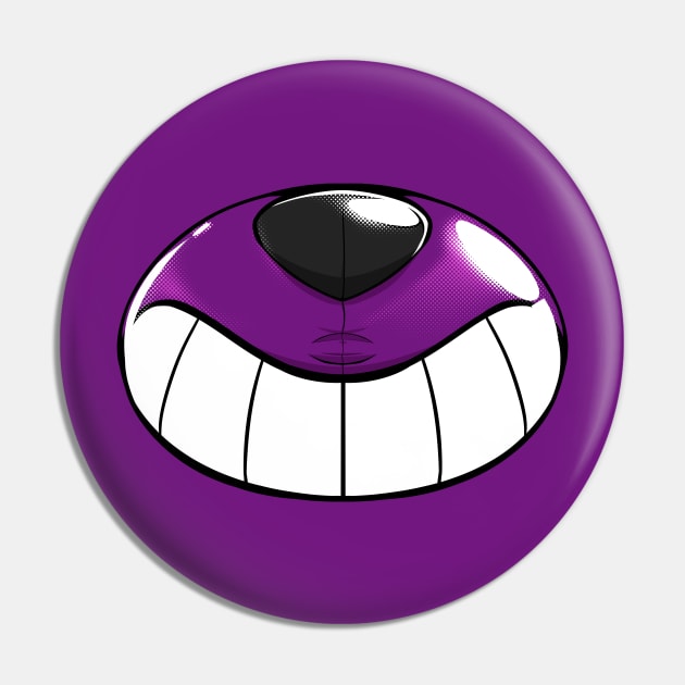 Pool toy muzzle, Purple Pin by Pawgyle