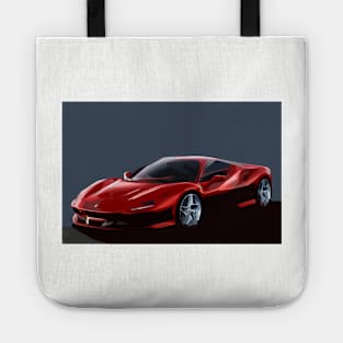 Italian sports car Tote