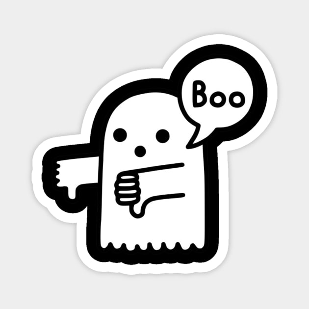 boo ghost Magnet by savecloth