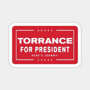 Torrance For President - Here's Johnny! Magnet