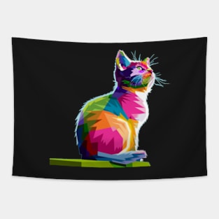 Cat t-shirt design multicolor Gift T-Shirt Tapestry