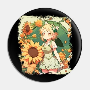 You Are My Sunshine - Sunflower Girl Pin