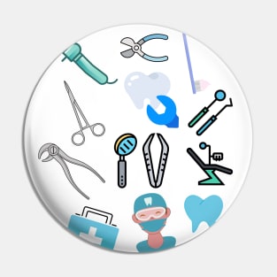 Dentists do it better - Tooth pattern Pin