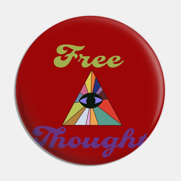 Free thought Pin by Theartiologist