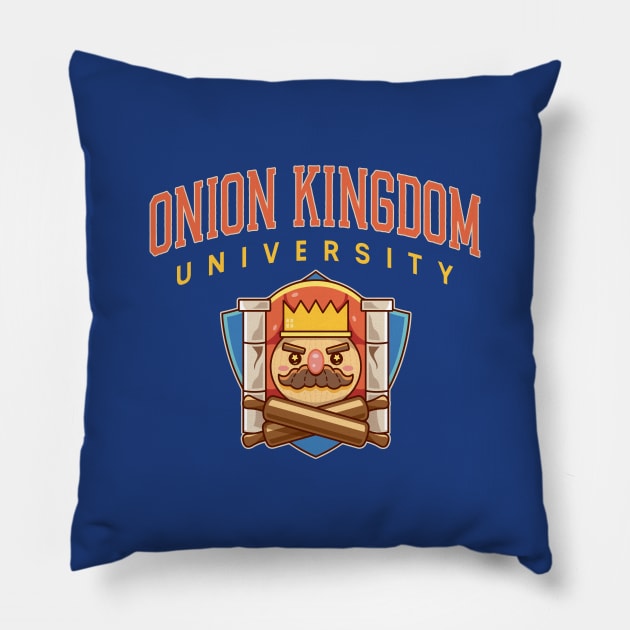 Onion Kingdom University Pillow by Lagelantee