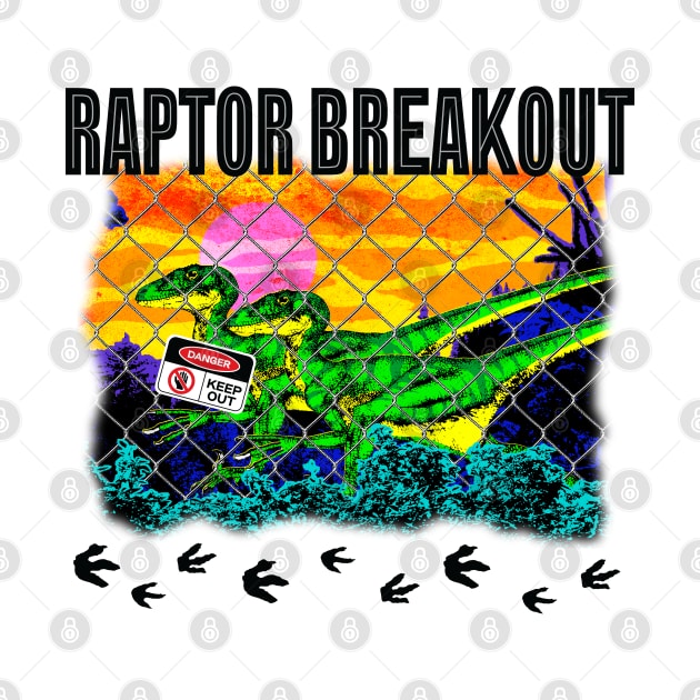 Raptor Breakout (on white) by March90