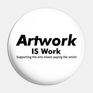 Supporting the Arts Pin