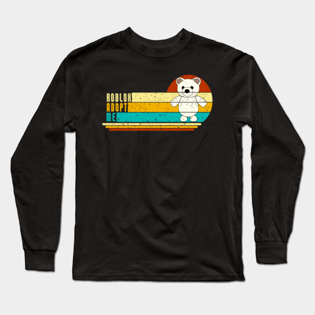 Roblox Adopt Me Polar Bear Roblox Adopt Me T Shirt Manches Longues Teepublic Fr - roblox t shirt black bear