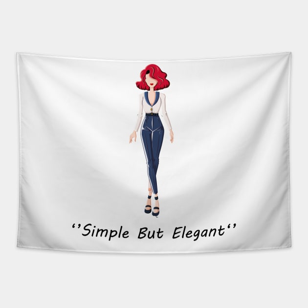 Simple but elegant Tapestry by Gaming girly arts