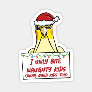 Only Bite Naughty Kids Lutino Cockatiel Magnet