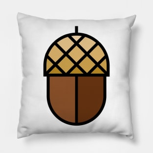 Pine Cone Abstract Geometric Funny Nursery Cartoon Drawing Design Pillow