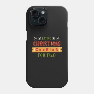 Eating Christmas Cookies for Two Phone Case